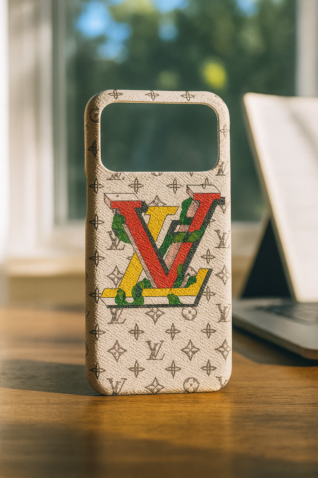 LV Leather iPhone Case Trendy Zone