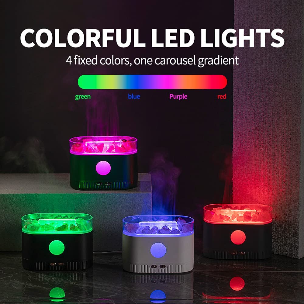 Flame Aroma Diffuser LA-0630-1 Adeeba's Collection