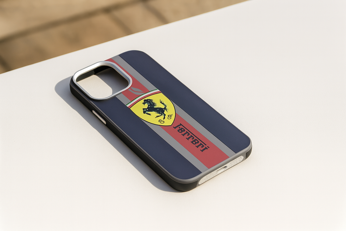 Ferrari Racing Stripes iPhone Case Trendy zone