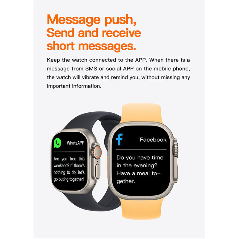 T800 Smartwatch 1.99 inch Adeeba's Collection