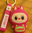 Labubu Flocked Bunny Wrist-Strap Keychain TrendyZone