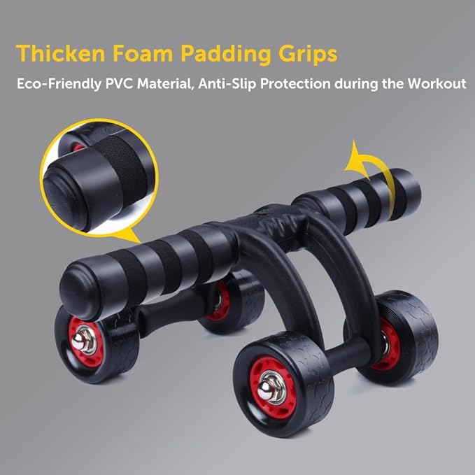 LORDEX – Fitness Two-Wheel Ab Roller Hand Pusher TrendyZone