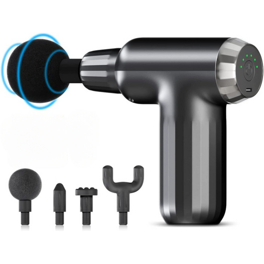 Muscle Massage Gun with 4 Heads FH-820 Adeeba's Collection