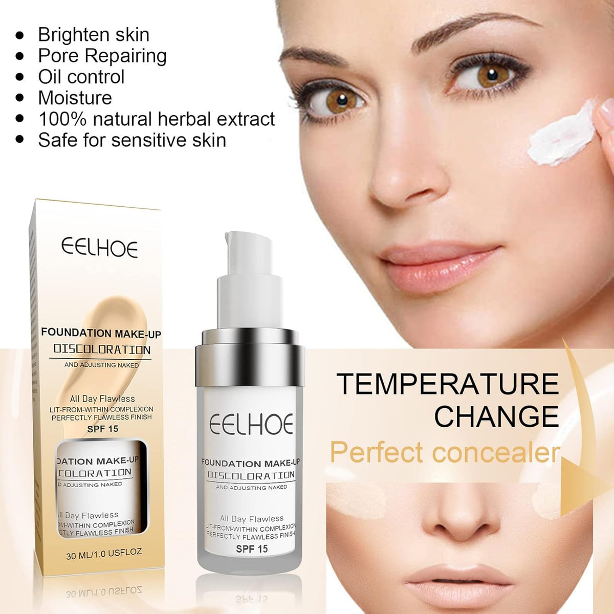EELHOE - Foundation Make-Up Trendy Zone