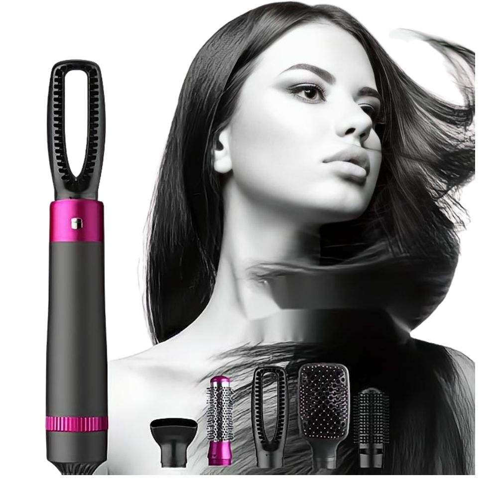 Hot Air Brush: Dry, Style, and Volumize with Ionic Technology (5-in-1) Adeeba's Collection