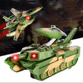Hot Selling Electric Deformation Tank Car Voice Flash Military UAE