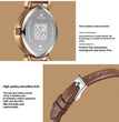Oval Belt Quartz Movement Waterproof Compact Fashion Watch TrendyZone