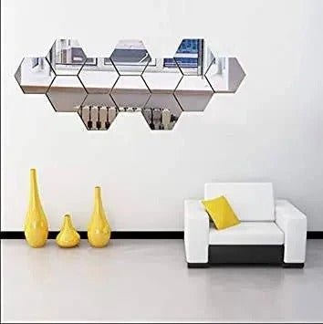 Hexagon Style Acrylic Mirror Trendy zone