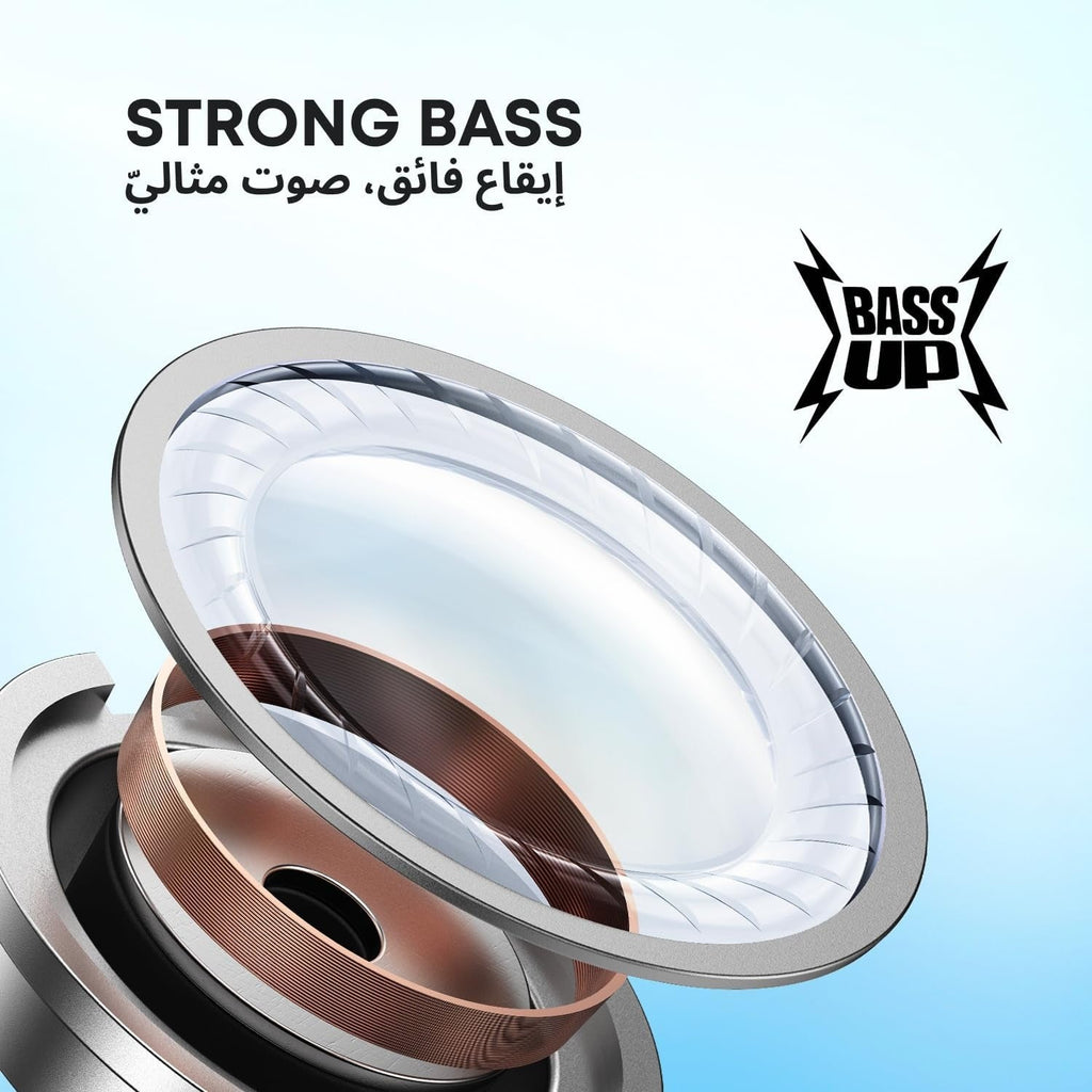 True Wireless Bluetooth Earbuds with Deep Bass & Noise Cancellation TrendyZone