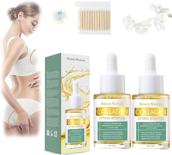 Collagen Lifting Body Oil, Beauty Women Tight Skin Trendy Zone
