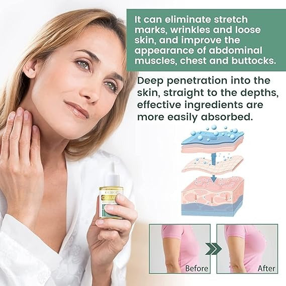 Collagen Lifting Body Oil, Beauty Women Tight Skin Trendy Zone