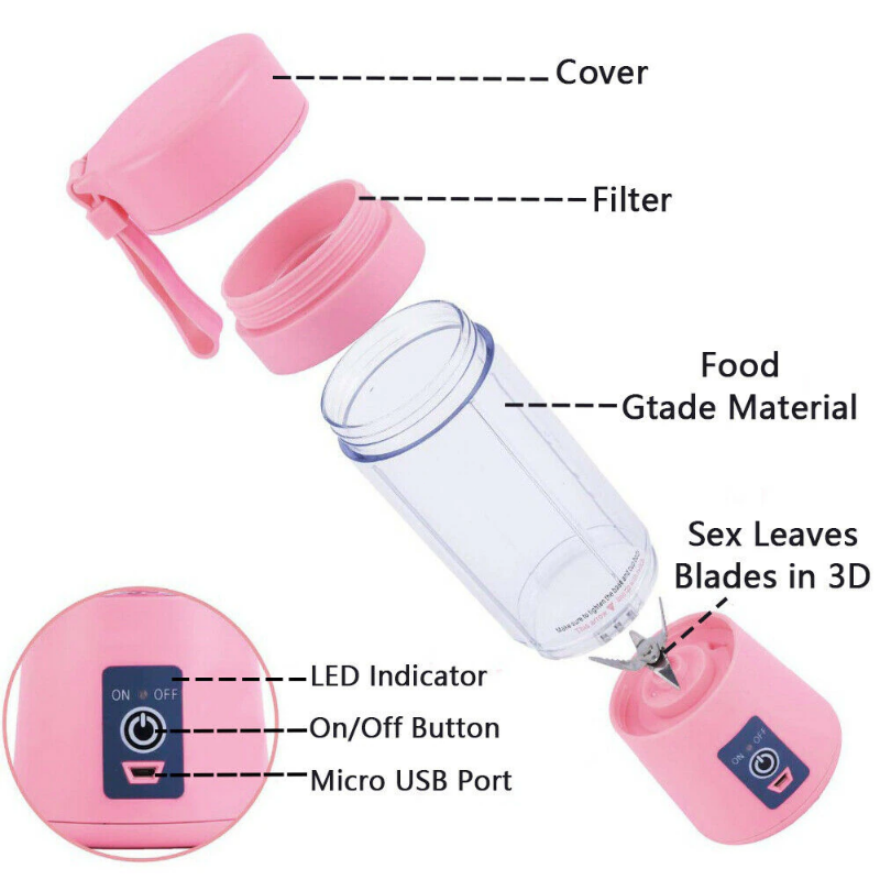Portable Juicer Blender Adeeba's Collection