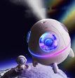 USB Astronaut Humidifier Ornaments Moisturizing Household Home Decor UAE
